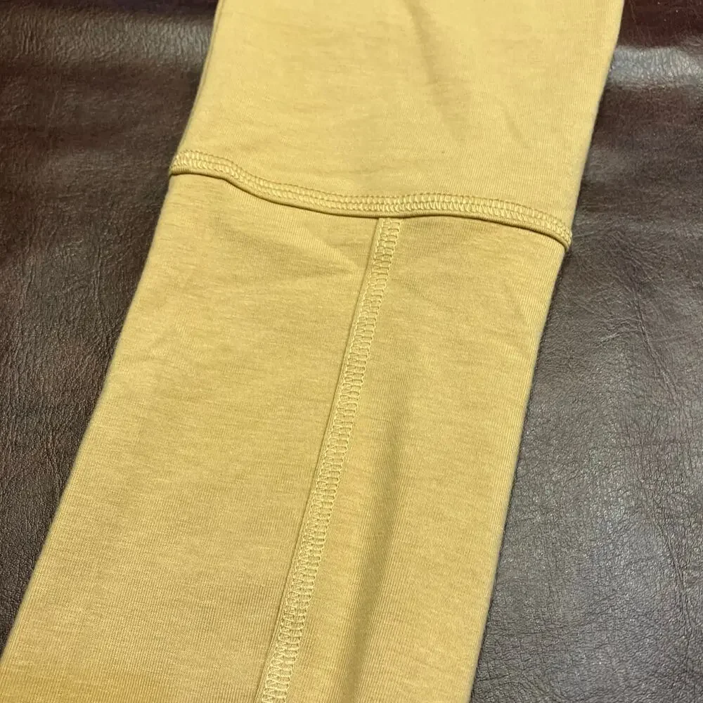 New‎ Chaser Mid-Rise Tan Leggings Womens Small Lounge Soft Neutral Minimalist